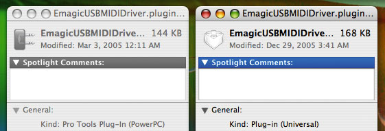 Midi input control for mac